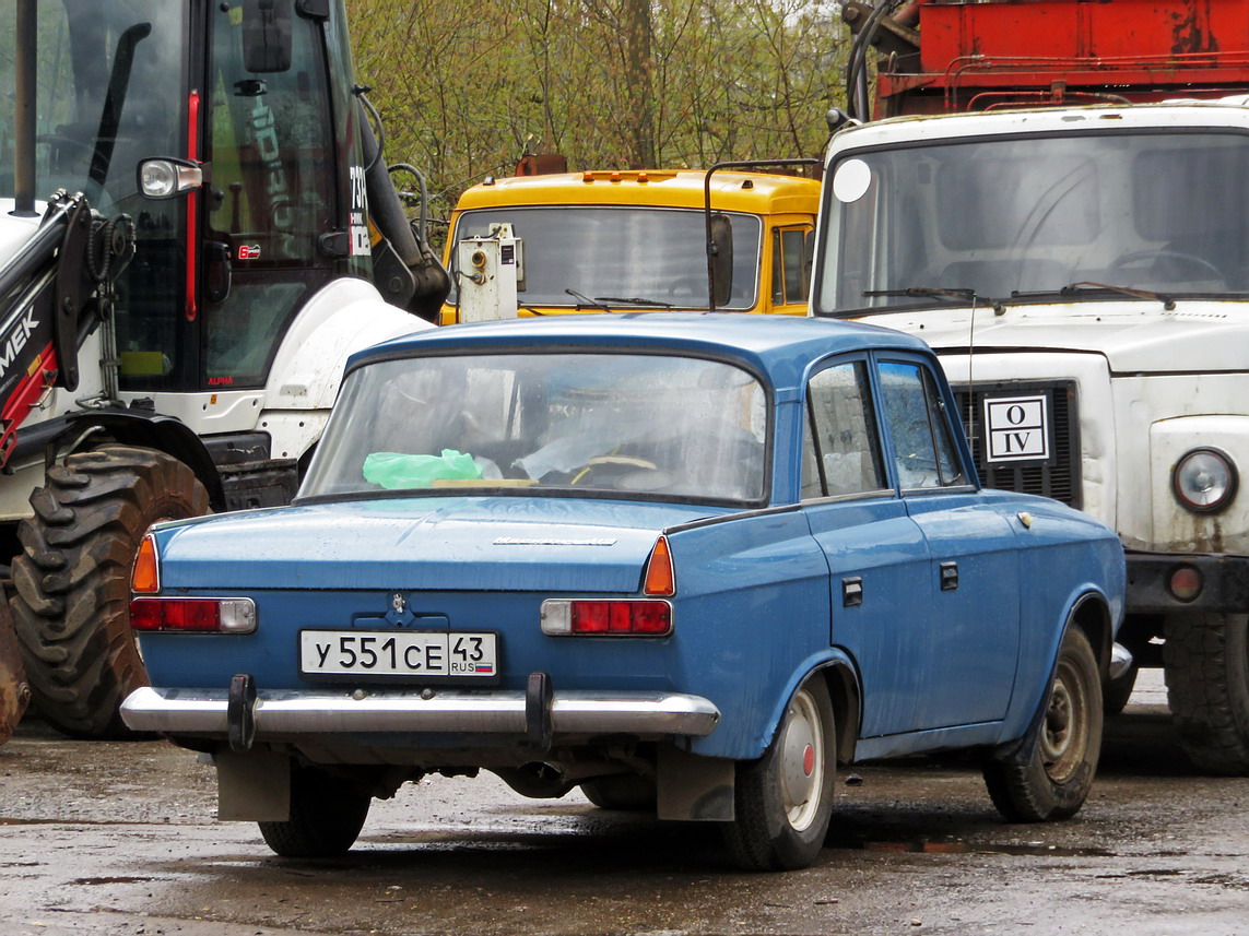 Кировская область, № У 551 СЕ 43 — Москвич-412ИЭ-028 (Иж) '82-01