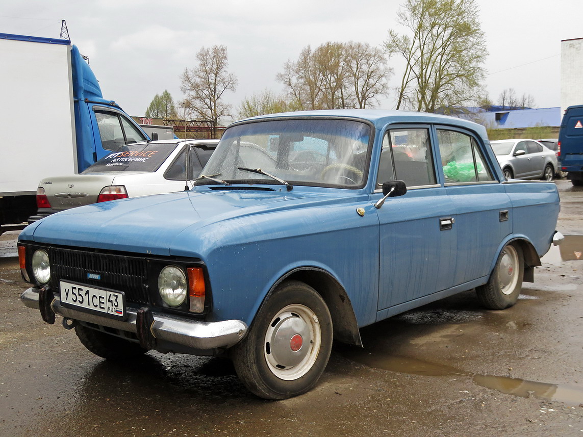 Кировская область, № У 551 СЕ 43 — Москвич-412ИЭ-028 (Иж) '82-01