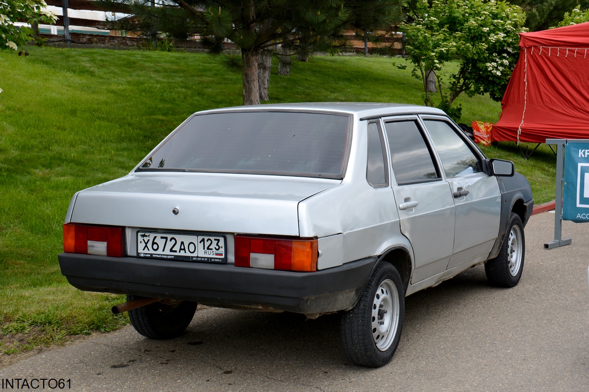 Краснодарский край, № Х 672 АО 123 — ВАЗ-21099 '90-04