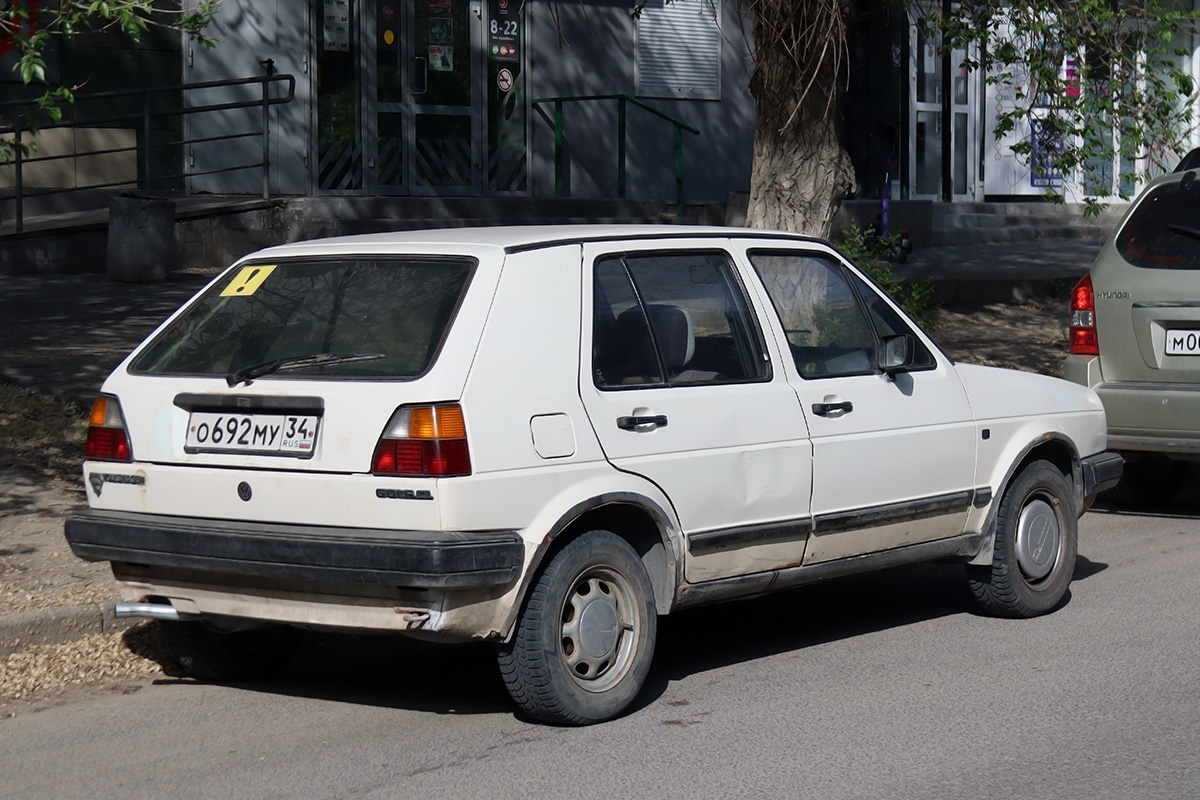 Волгоградская область, № О 692 МУ 34 — Volkswagen Golf (Typ 19) '83-92