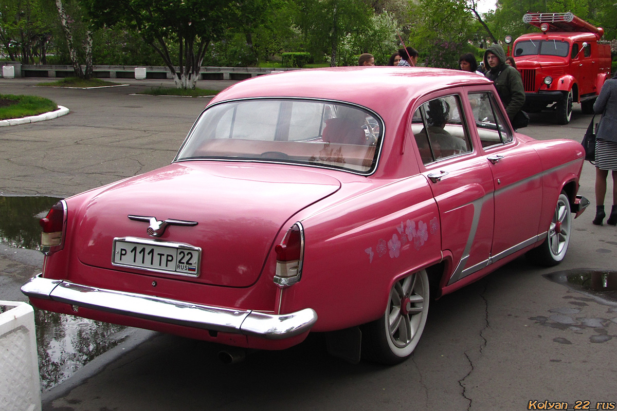 Алтайский край, № Р 111 ТР 22 — ГАЗ-М-21И Волга '58-62; Алтайский край — Ночь музеев. Барнаул 2012 г.