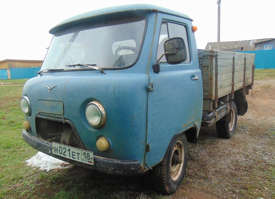 Удмуртия, № Н 021 ЕТ 18 — УАЗ-33039 '96-03