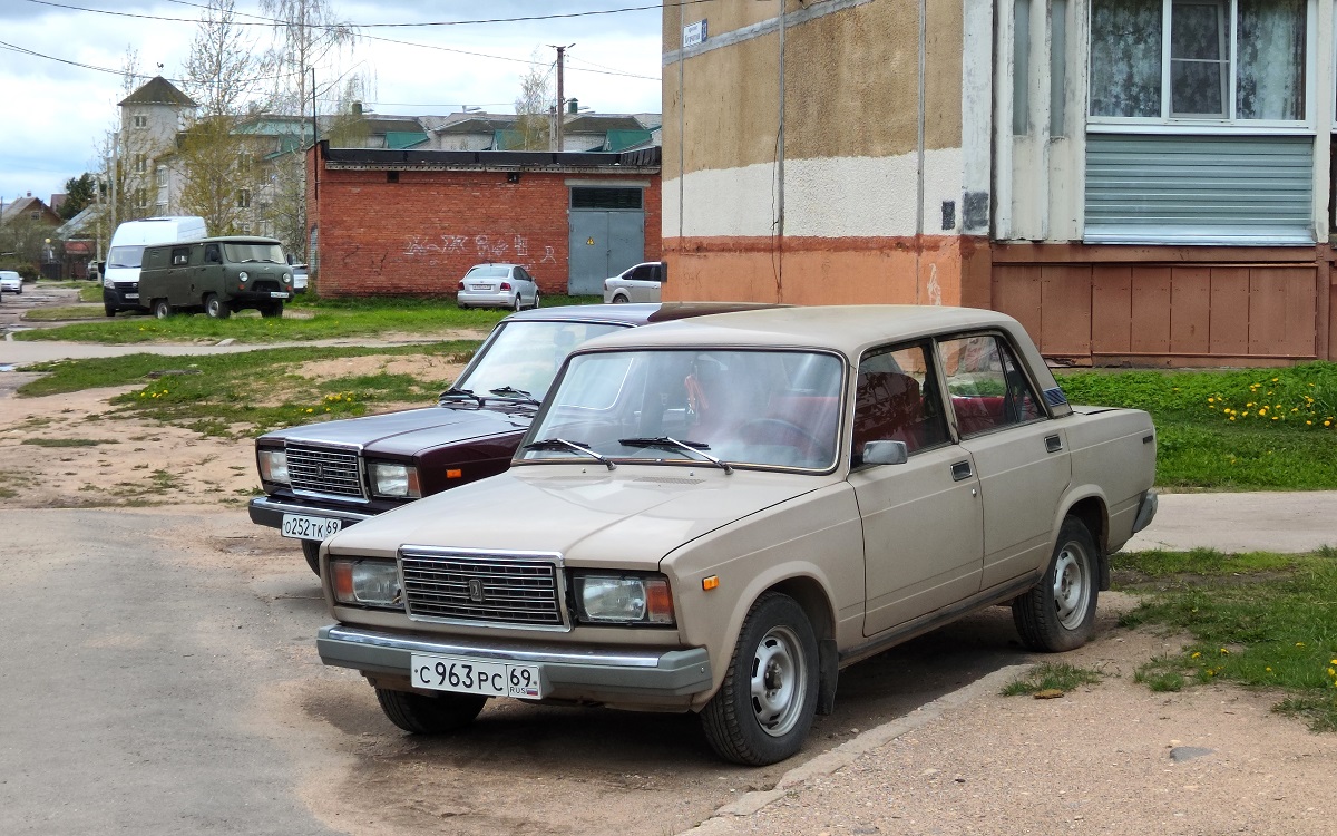 Тверская область, № С 963 РС 69 — ВАЗ-2107 Жигули '82-91