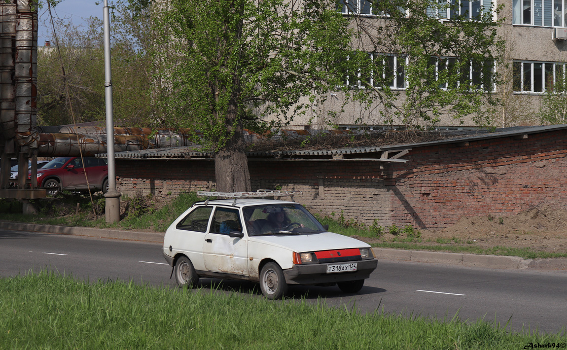 Красноярский край, № Т 318 АХ 124 — ЗАЗ-11028 Таврия '90-07
