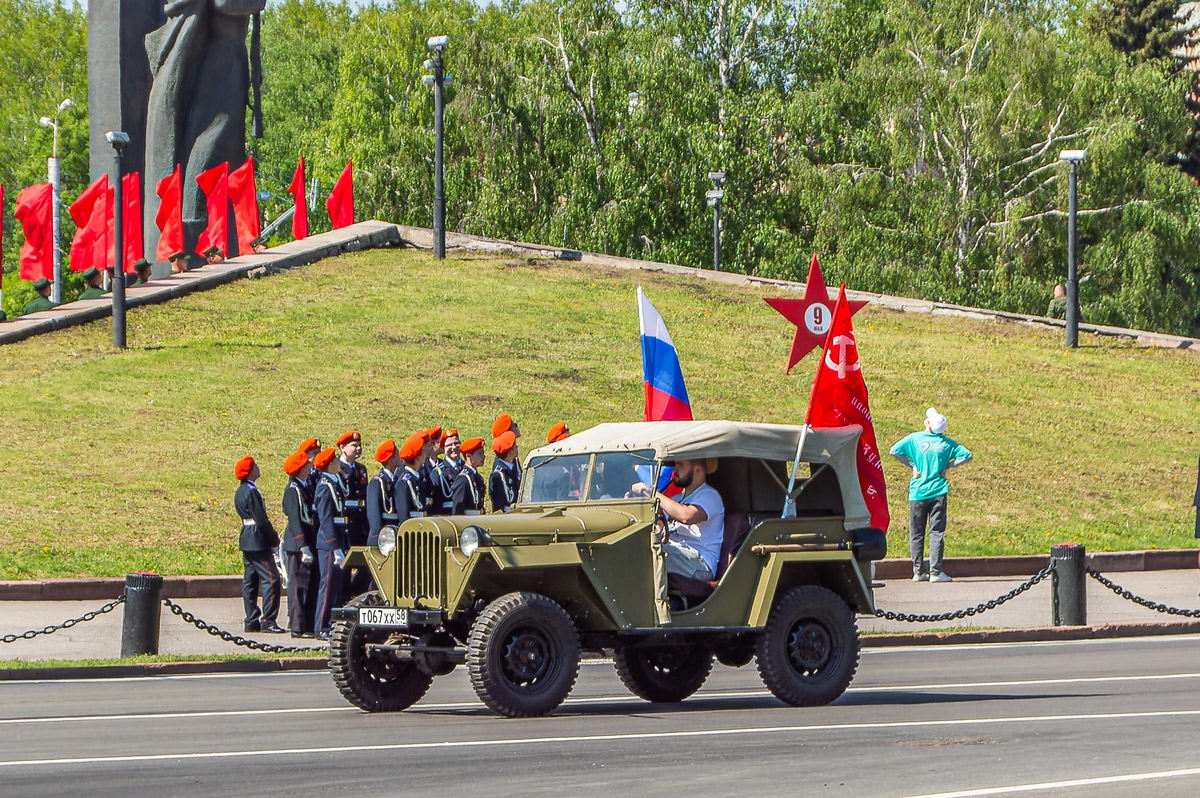 Пензенская область, № Т 067 ХХ 58 — ГАЗ-67Б '44-53; Пензенская область — День Победы — 2025