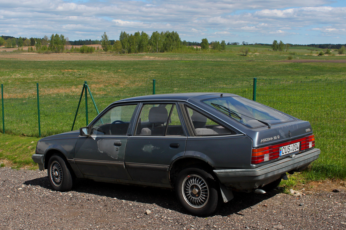 Литва, № CUS 034 — Opel Ascona (C) '81-88