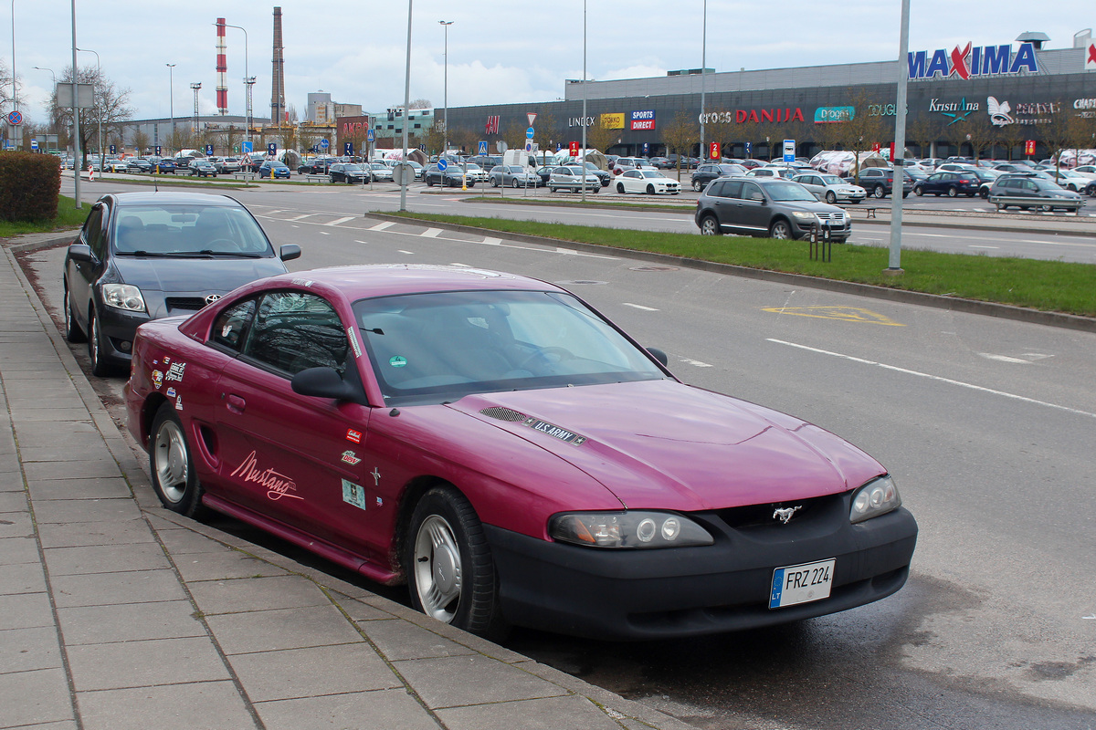 Литва, № FRZ 224 — Ford Mustang (4G) '93-98