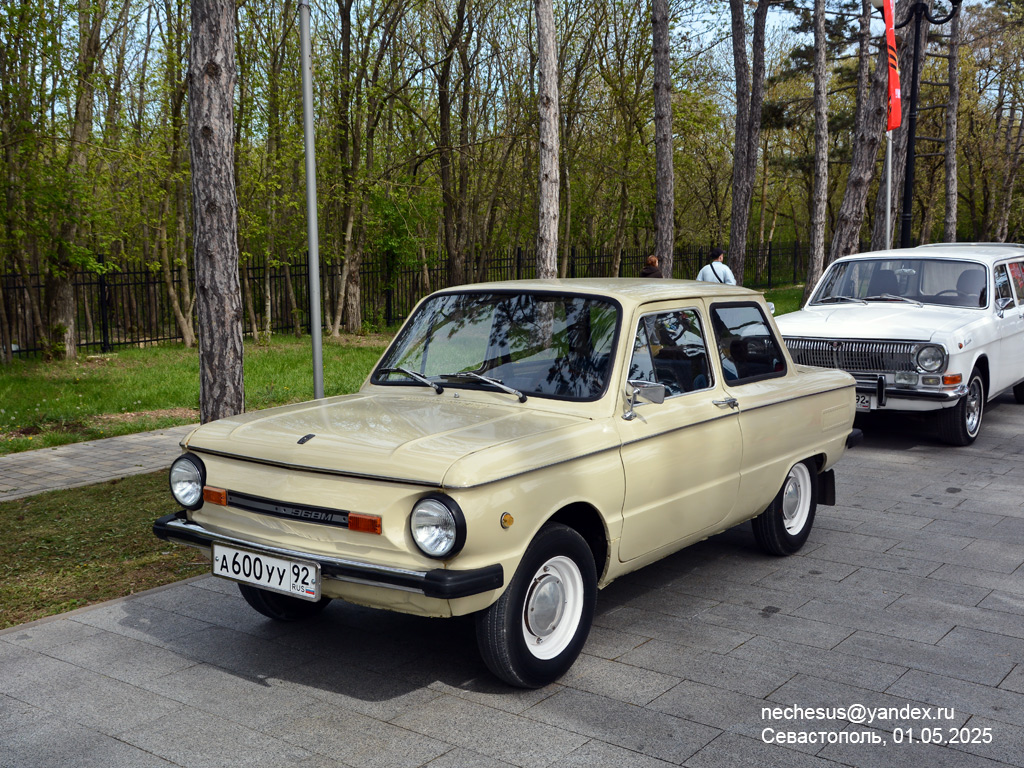 Севастополь, № А 600 УУ 92 — ЗАЗ-968МБ Запорожец '79-94; Севастополь — Авторалли "Нахимов-2025"