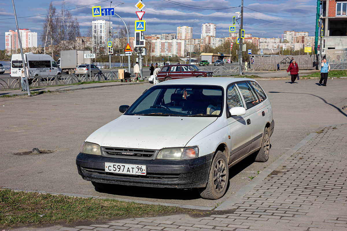 Свердловская область, № С 597 АТ 96 — Toyota Caldina (T190) '92-02