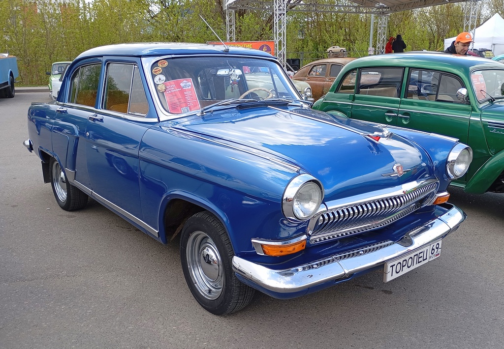 Тверская область, № Т 700 ОХ 69 — ГАЗ-21УС Волга '65-70; Тверская область — Открытие сезона 2025 Ретро-клуба Калинин