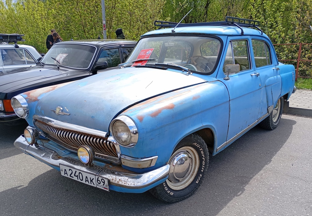 Тверская область, № А 240 АК 69 — ГАЗ-21Р Волга '65-70; Тверская область — Открытие сезона 2025 Ретро-клуба Калинин