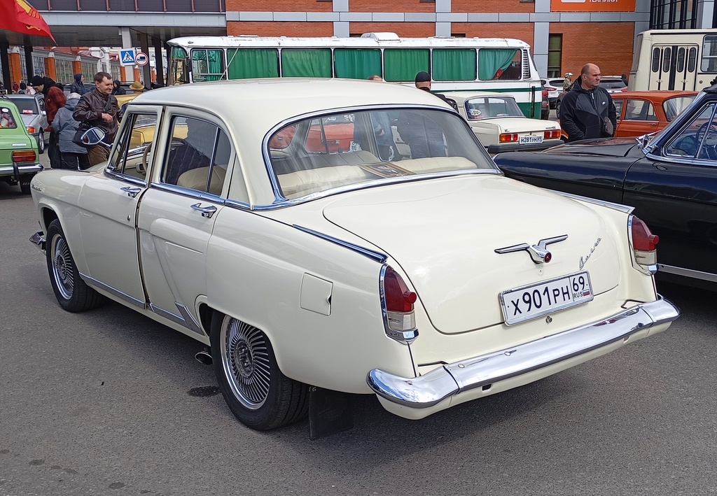 Тверская область, № Х 901 РН 69 — ГАЗ-21УС Волга '65-70; Тверская область — Открытие сезона 2025 Ретро-клуба Калинин