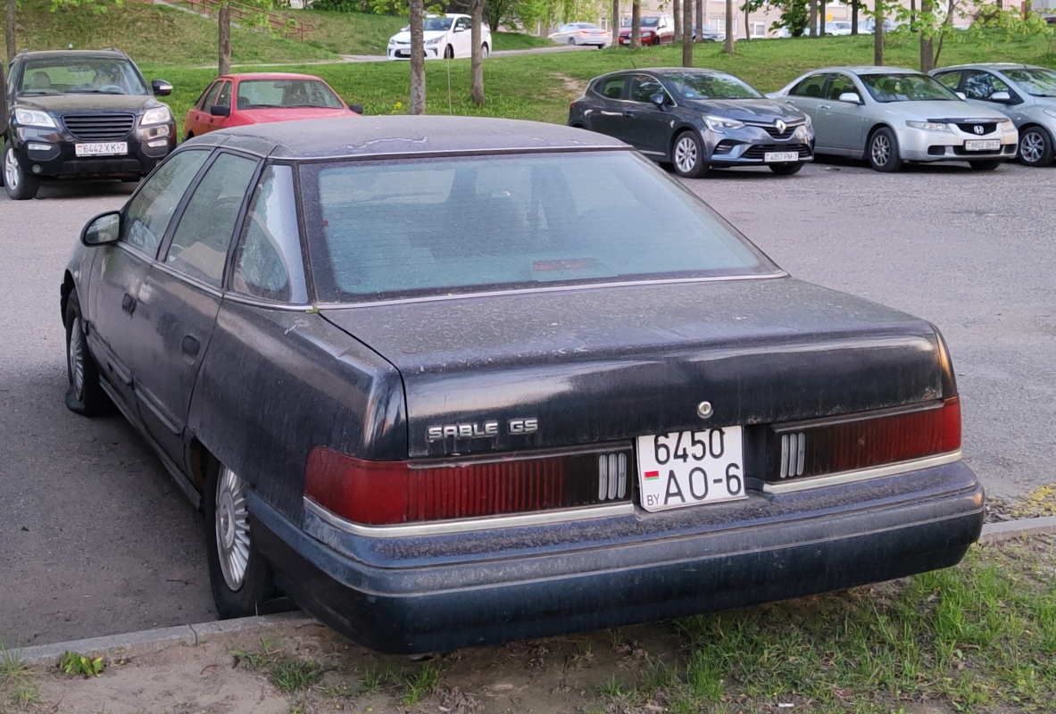 Могилёвская область, № 6450 АО-6 — Mercury Sable (1G) '85-91