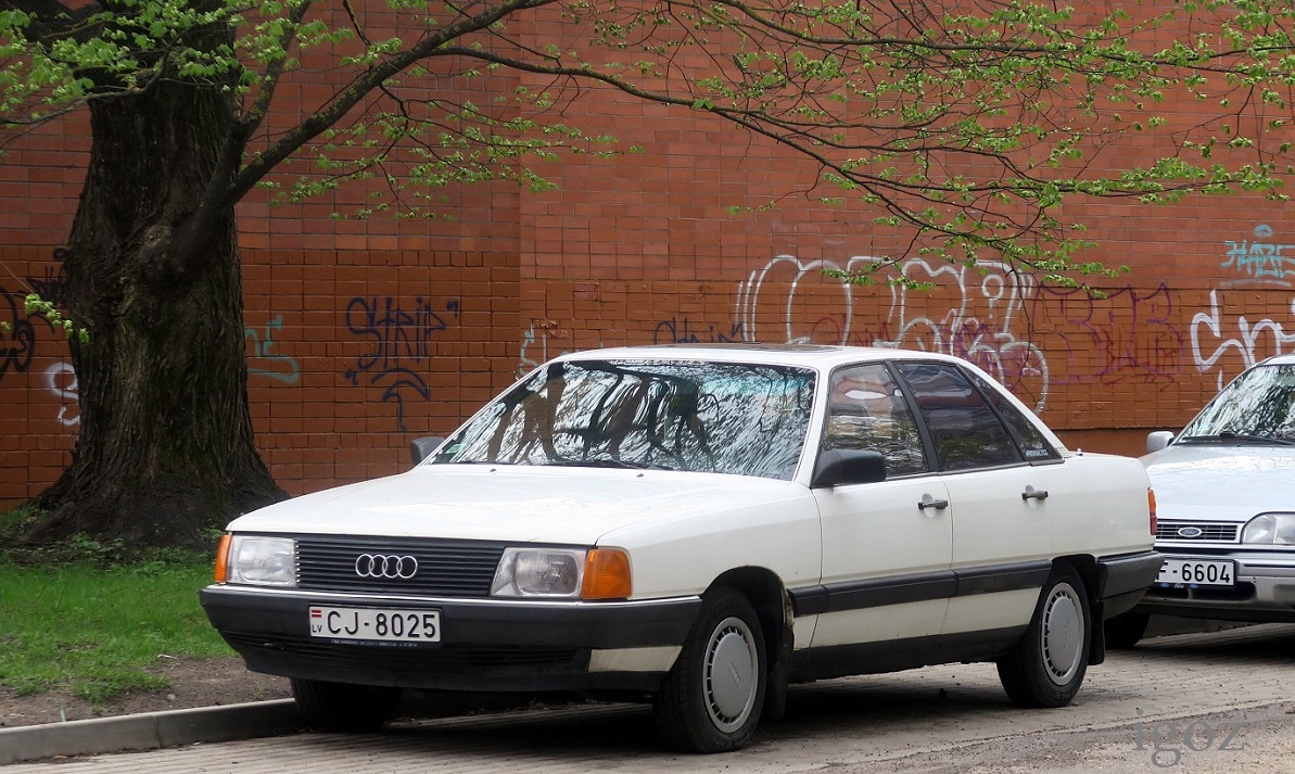Латвия, № CJ-8025 — Audi 100 (C3) '82-91