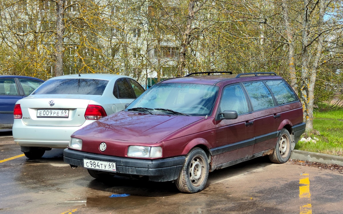Тверская область, № С 984 ТУ 69 — Volkswagen Passat Variant (B3) '88-93