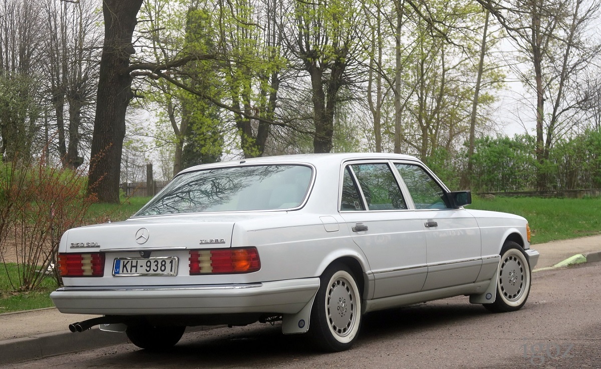 Латвия, № KH-9381 — Mercedes-Benz (W126) '79-91