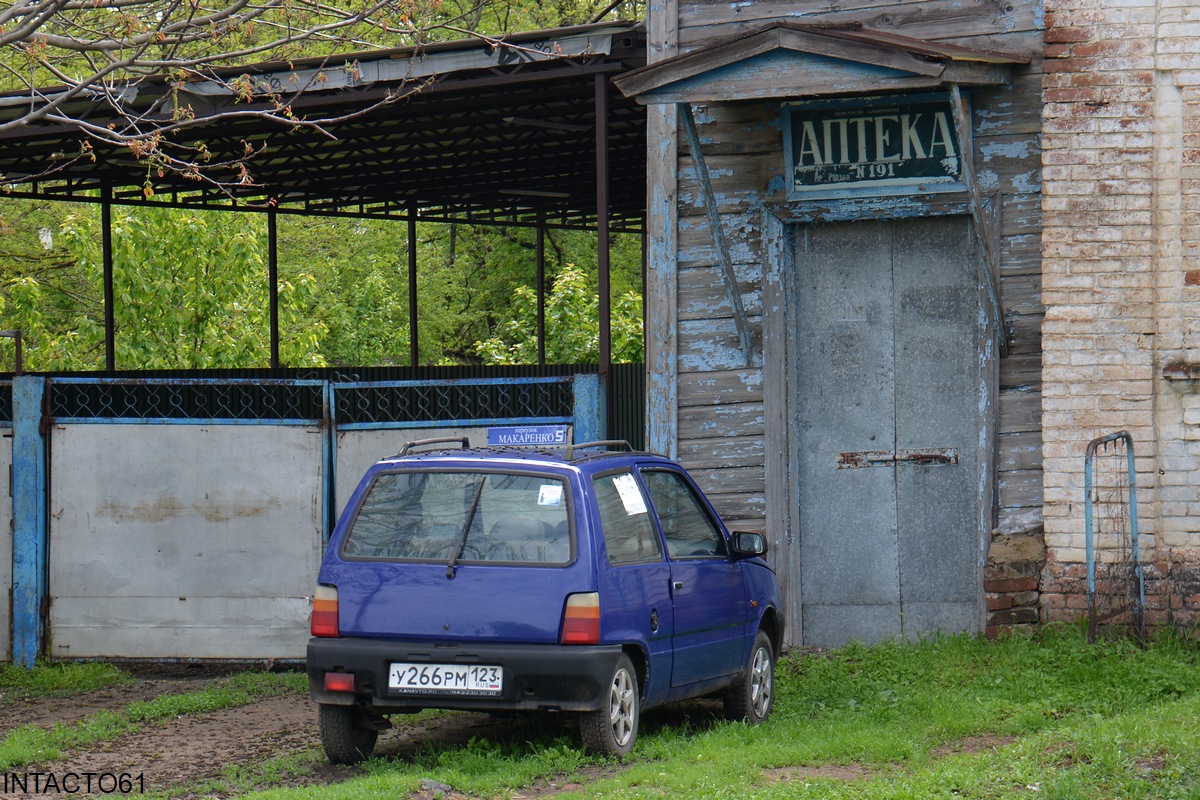Краснодарский край, № У 266 РМ 123 — ВАЗ-11113 (ЗМА) '96-06