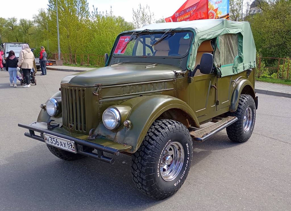 Тверская область, № Н 356 АХ 69 — ГАЗ-69А '53-73; Тверская область — Открытие сезона 2025 Ретро-клуба Калинин