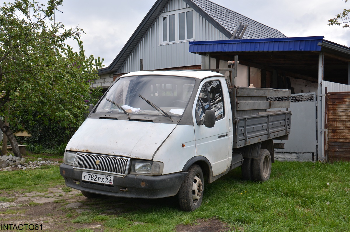 Краснодарский край, № С 782 РХ 93 — ГАЗ-33021 ГАЗель '94-03