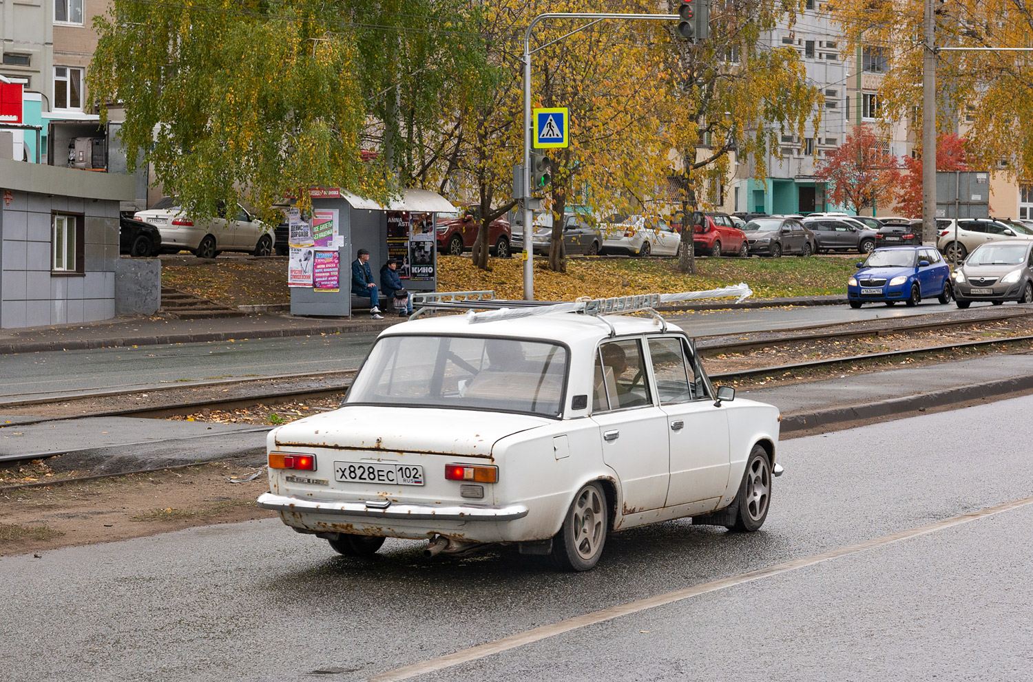 Башкортостан, № Х 828 ЕС 102 — ВАЗ-21011 Жигули '74-83