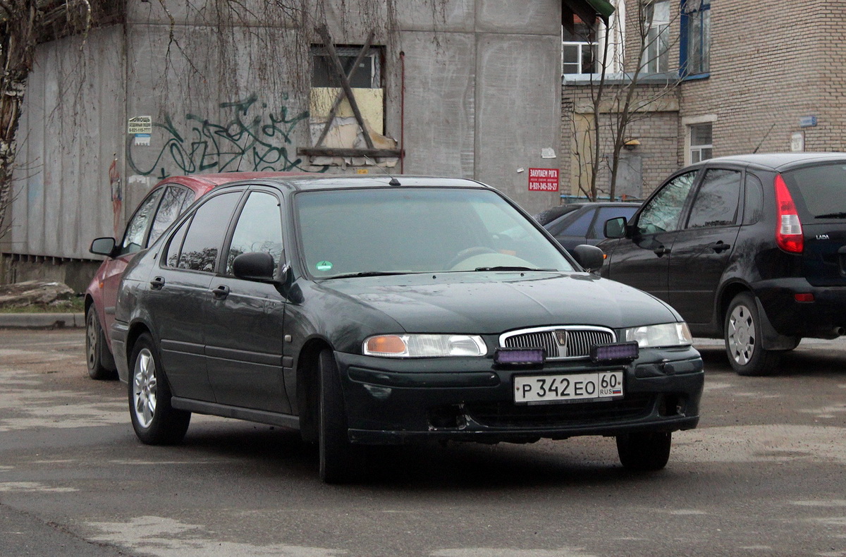 Псковская область, № Р 342 ЕО 60 — Rover 400 series (Mk II) '95-99