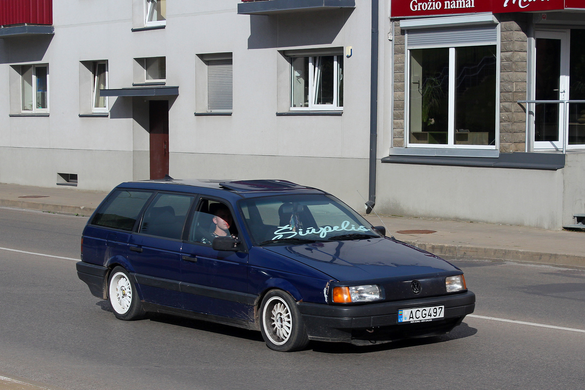 Литва, № ACG 497 — Volkswagen Passat Variant (B3) '88-93