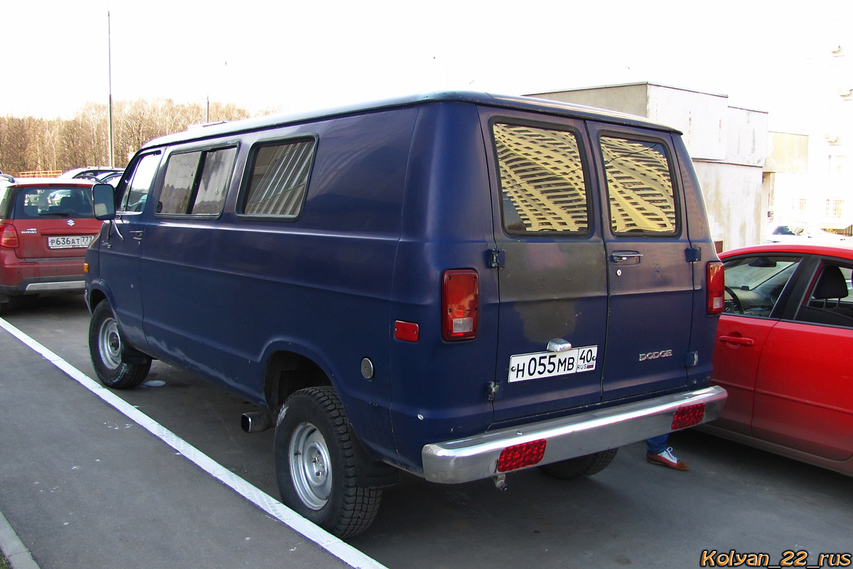 Калужская область, № Н 055 МВ 40 — Dodge Ram Van (1G) '71-78