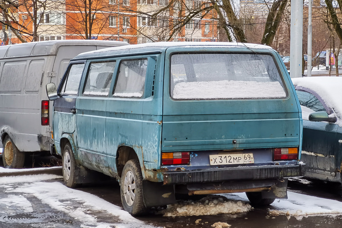 Москва, № Х 312 МР 69 — Volkswagen Typ 2 (T3) '79-92; Тверская область — Вне региона