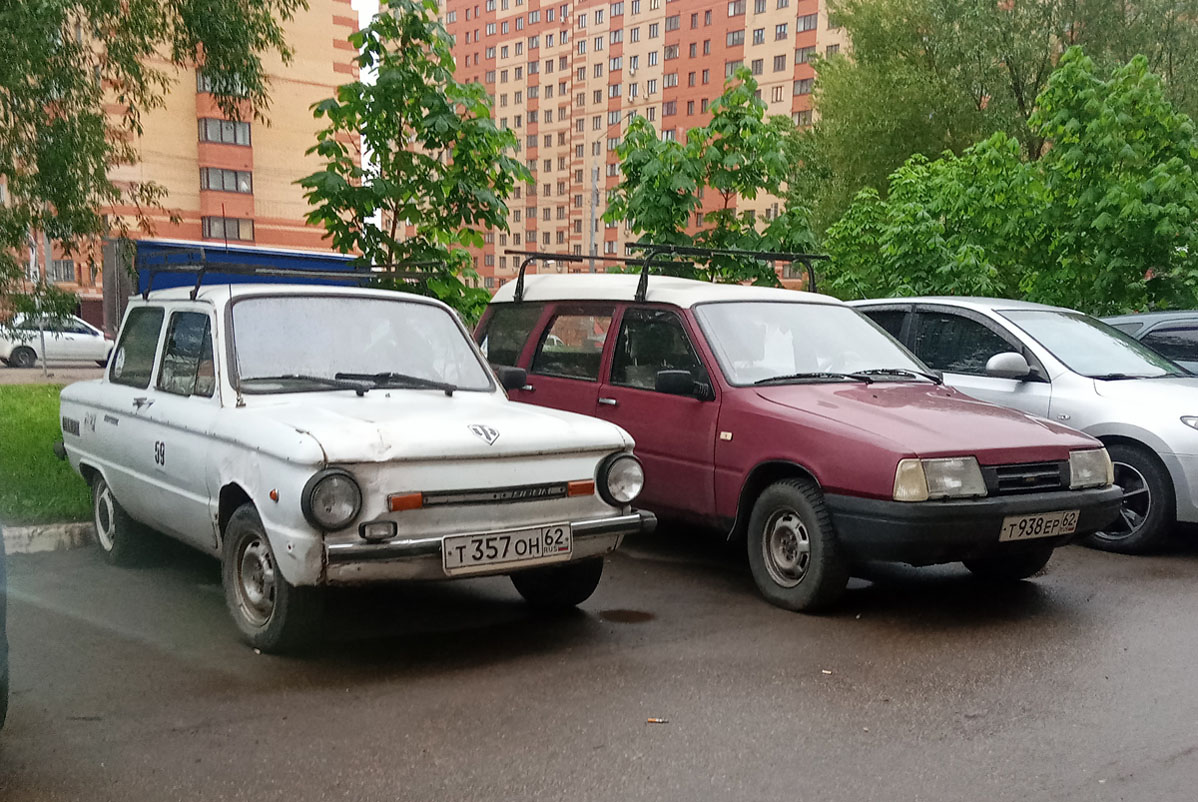 Рязанская область, № Т 357 ОН 62 — ЗАЗ-968М Запорожец '79-94; Рязанская область, № Т 938 ЕР 62 — Иж-21261-030 '04-05