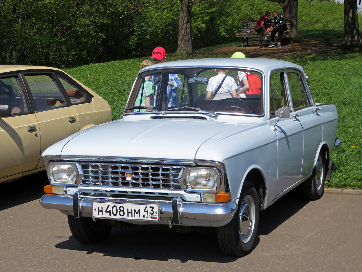 Кировская область, № Н 408 НМ 43 — Москвич-408ИЭ '69-75; Кировская область — Выставка ретро-автомобилей в Кирове в парке 50-летия ВЛКСМ 18 мая 2025 года