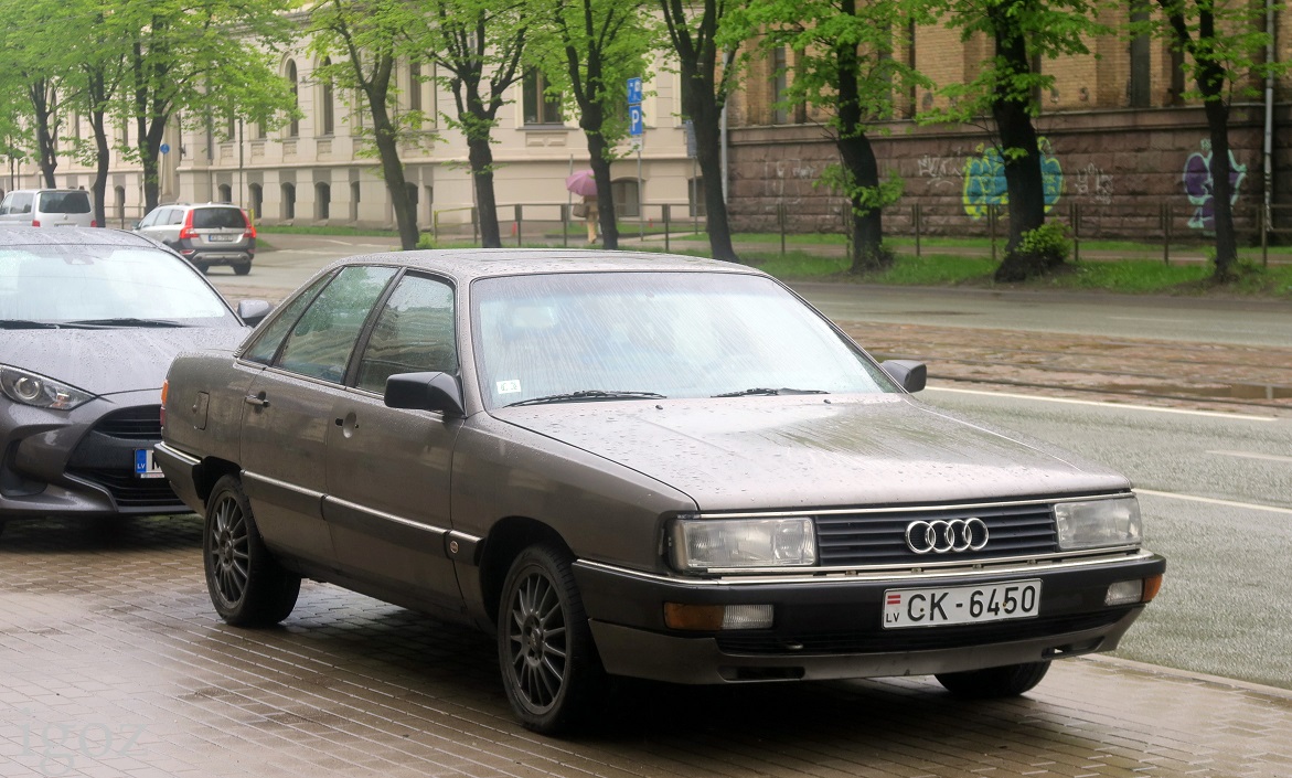 Латвия, № CK-6450 — Audi 200 (C3) '83-91