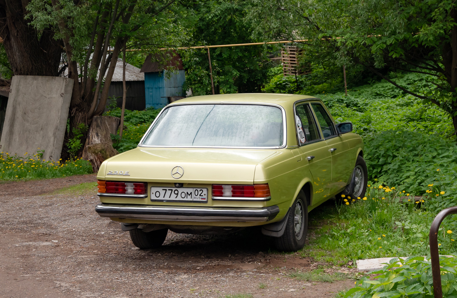Башкортостан, № О 779 ОМ 02 — Mercedes-Benz (W123) '76-86