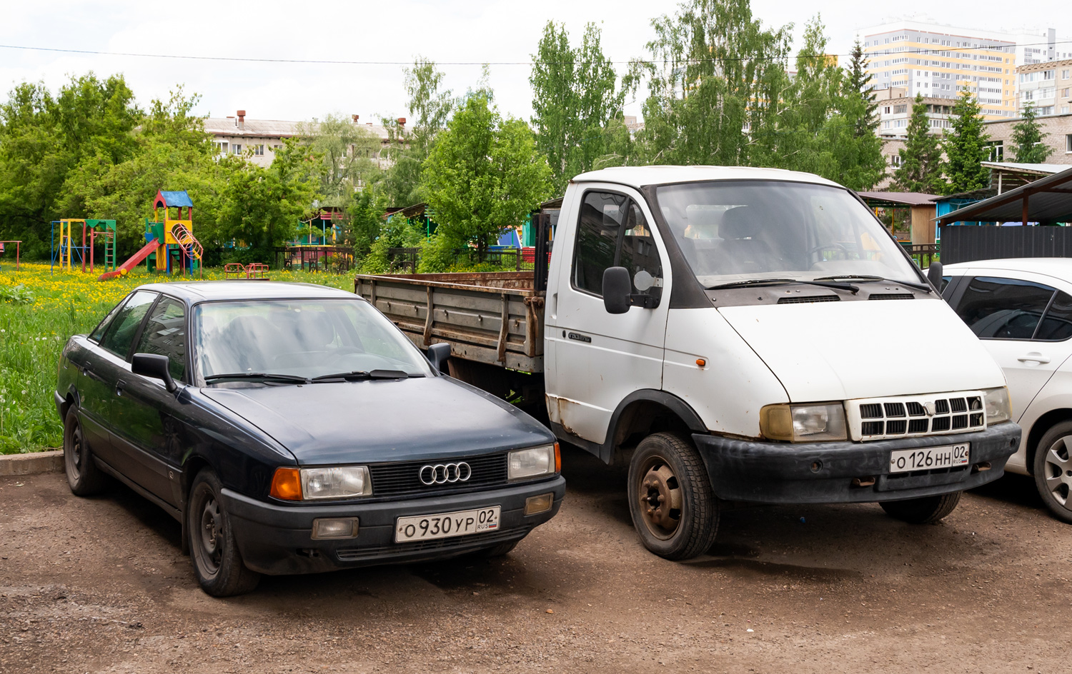 Башкортостан, № О 930 УР 02 — Audi 80 (B3) '86-91