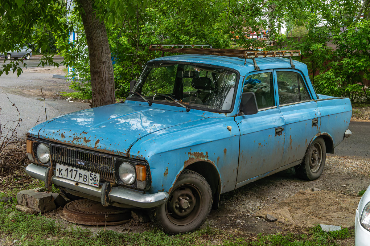 Пензенская область, № К 117 РВ 58 — Москвич-412ИЭ-028 (Иж) '82-01