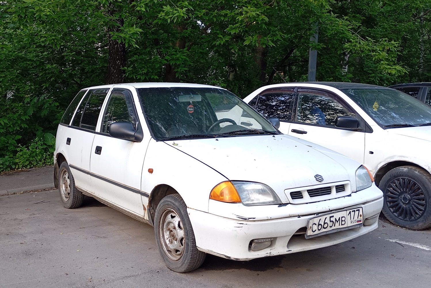 Москва, № С 665 МВ 177 — Suzuki Swift (SF) '88-04