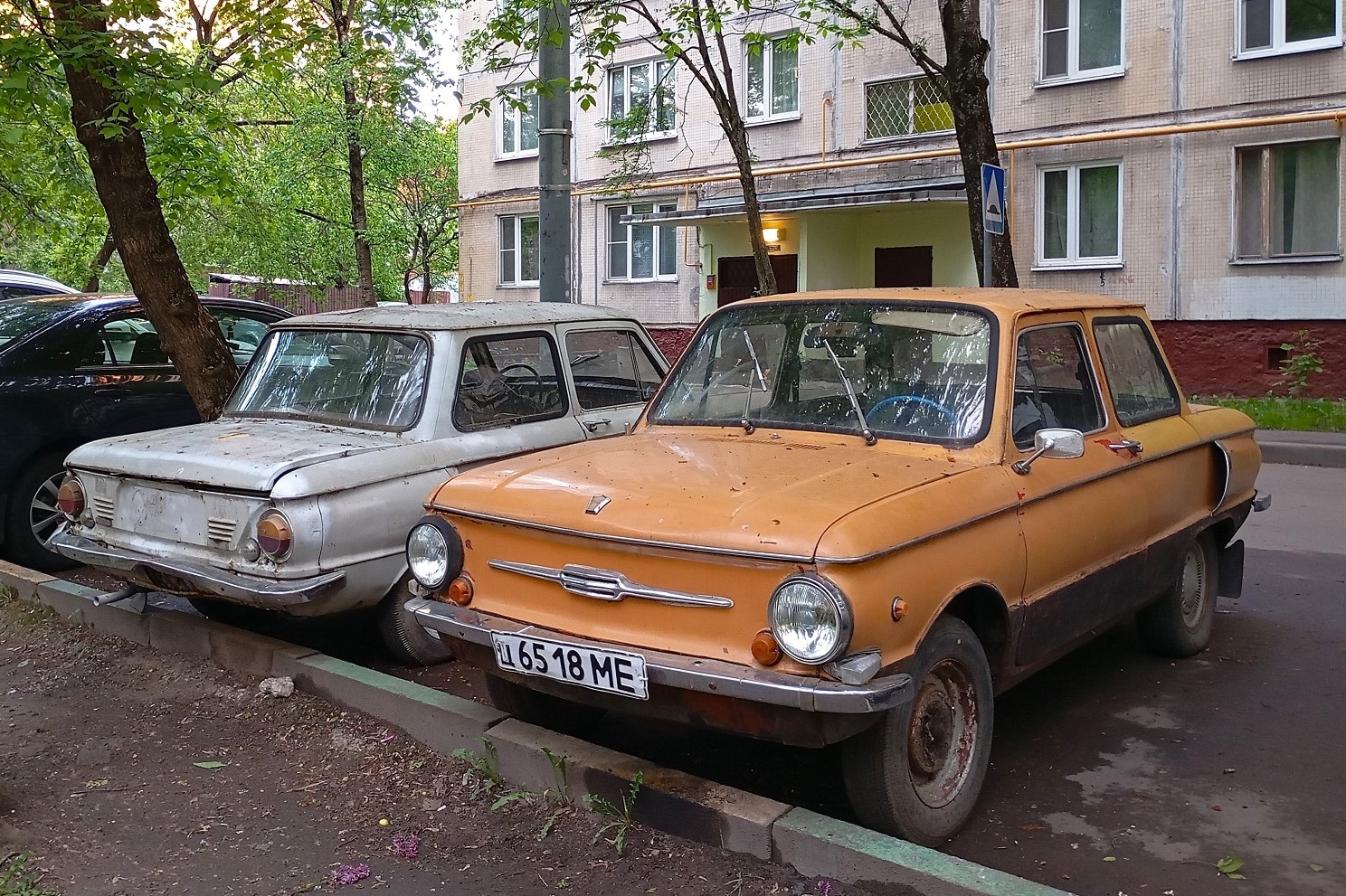Москва, № (77) Б/Н 0737 — ЗАЗ-968/968А Запорожец '71-79; Московская область, № Ц 6518 МЕ — ЗАЗ-968/968А Запорожец '71-79