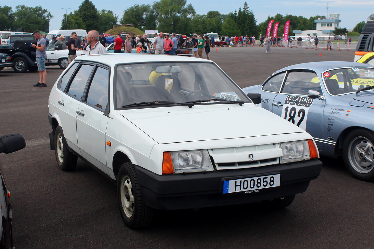 Литва, № H00858 — ВАЗ-2109 '87-93; Литва — Retro mugė 2024