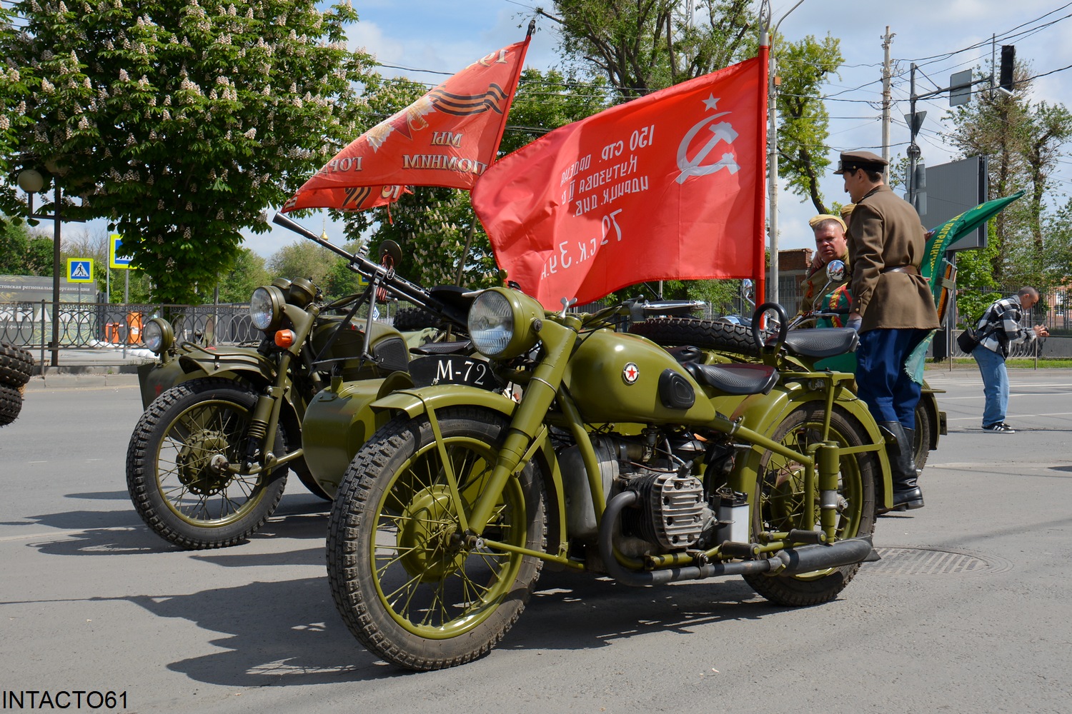Ростовская область, № 8325 РР 61 — ИМЗ М-72 '41-60; Ростовская область — 9 Мая Ростов-на-Дону 2025 г.