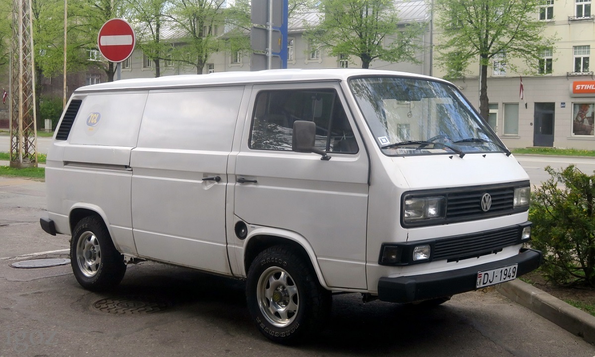 Латвия, № DJ-1949 — Volkswagen (T3) Kastenwagen '79-92