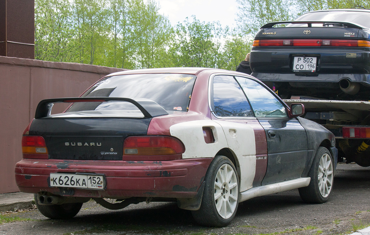 Нижегородская область, № К 626 КА 152 — Subaru Impreza (1G) '92-01