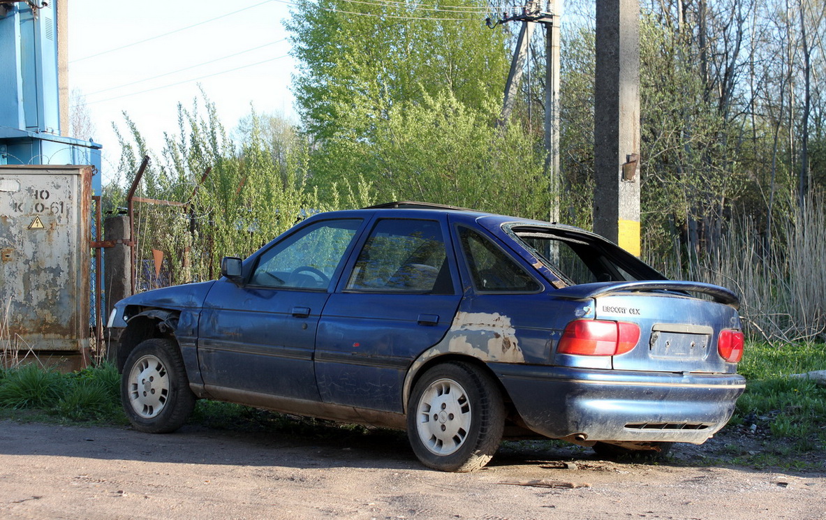 Псковская область, № (60) Б/Н 0058 — Ford Escort MkVI '95-00; Транспортные средства без номеров (Псковская область)