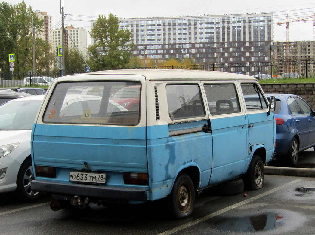 Санкт-Петербург, № О 633 ТМ 78 — Volkswagen Typ 2 (T3) '79-92
