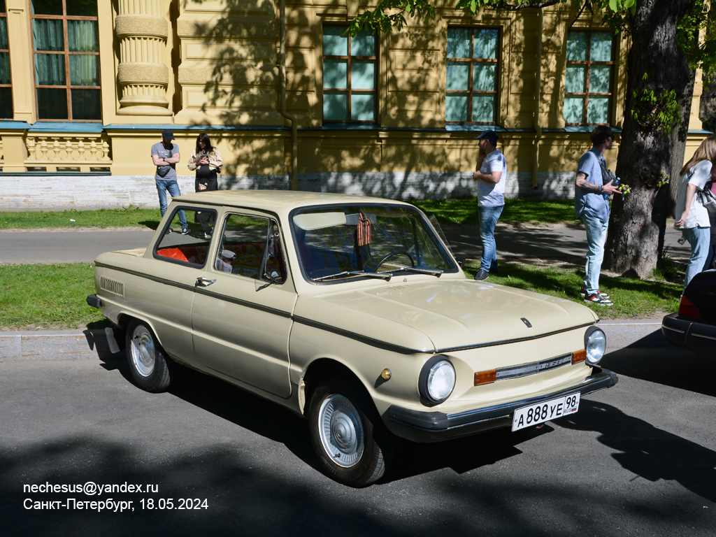 Санкт-Петербург, № А 888 УЕ 98 — ЗАЗ-968М Запорожец '79-94; Санкт-Петербург — Международный транспортный фестиваль "ТранспортФест 2024"
