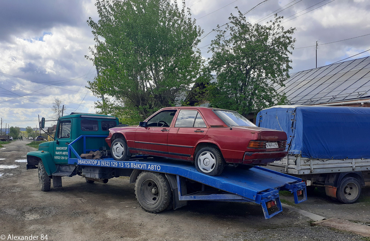 Свердловская область, № А 969 НХ 96 — Mercedes-Benz 190 (W201) '82-93