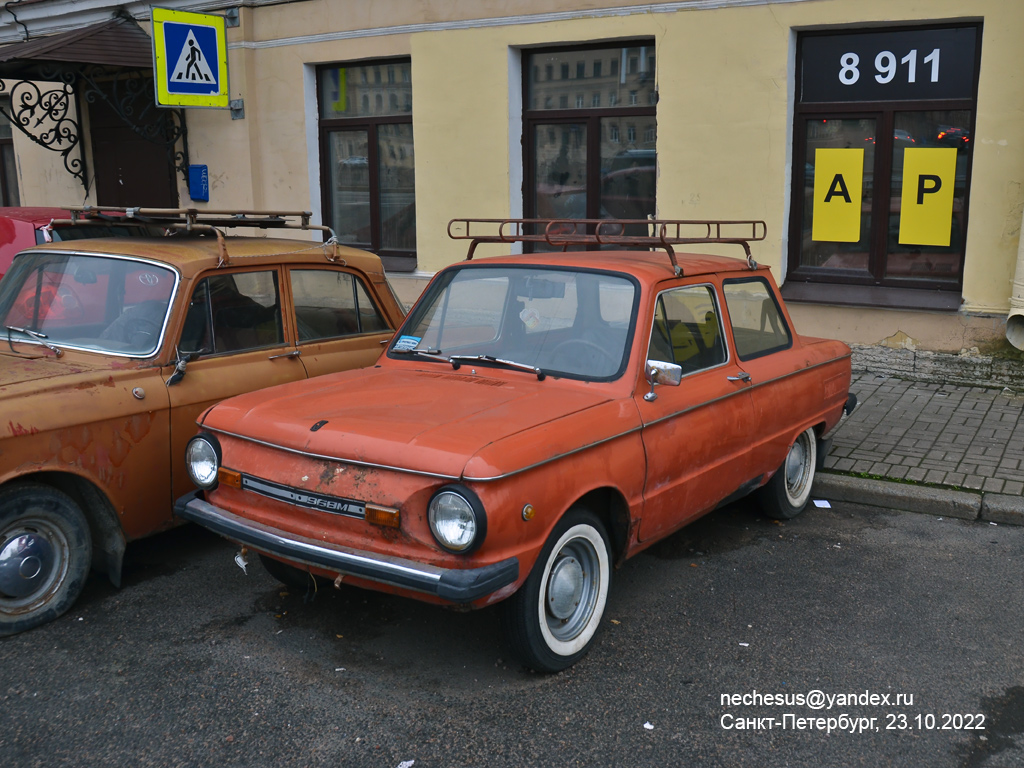 Санкт-Петербург, № (78) Б/Н 0141 — ЗАЗ-968М Запорожец '79-94