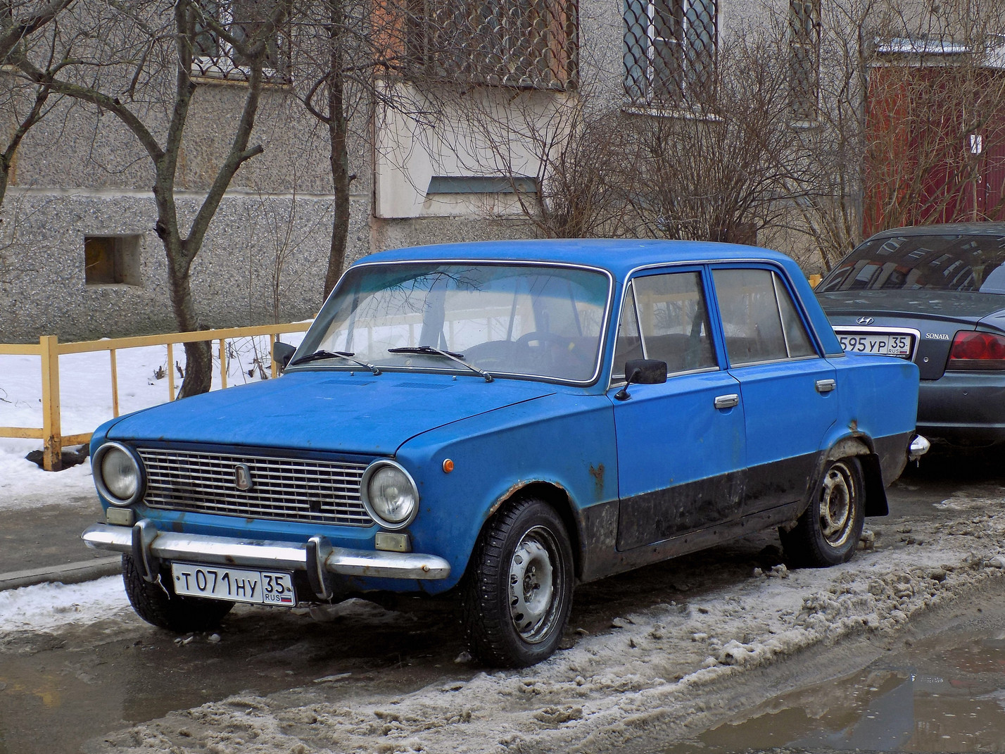 Вологодская область, № Т 071 НУ 35 — ВАЗ-2101 Жигули '70-83