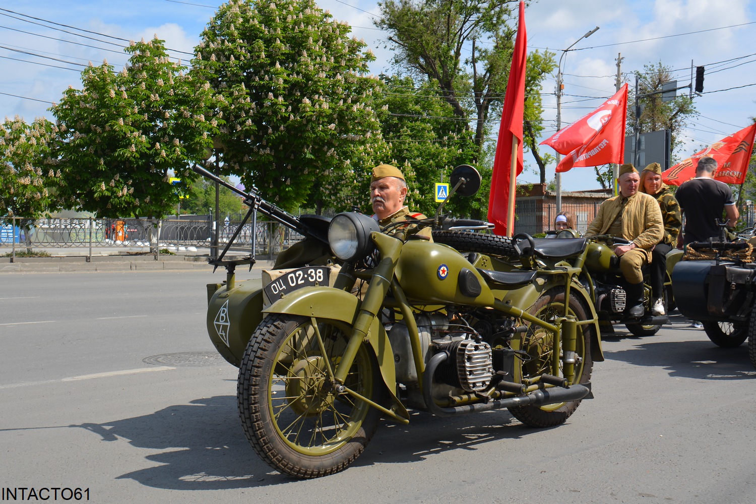 Ростовская область, № ОЦ 02-38 — ИМЗ М-72 '41-60; Ростовская область — 9 Мая Ростов-на-Дону 2025 г.