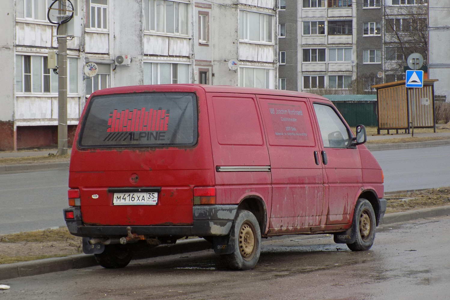 Вологодская область, № М 416 ХА 35 — Volkswagen (T4) Kastenwagen '90-03