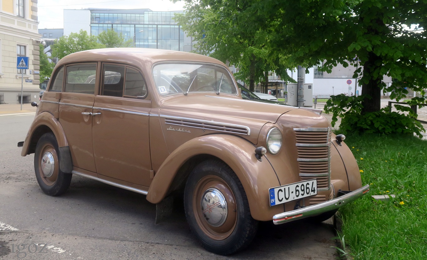 Латвия, № CU-6964 — Москвич-400-420 '46-54