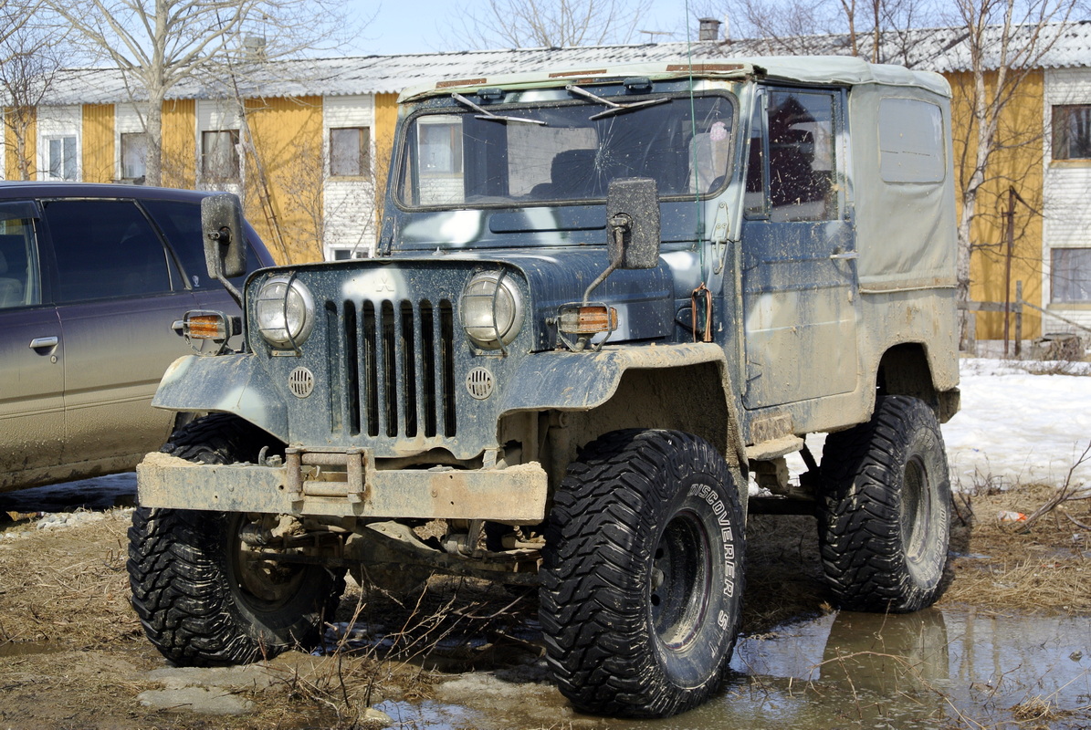 Сахалинская область, № (65) Б/Н 0008 — Mitsubishi Jeep (J2/J3/J5) '53-98